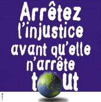 droits de l'homme arretez l'injustice